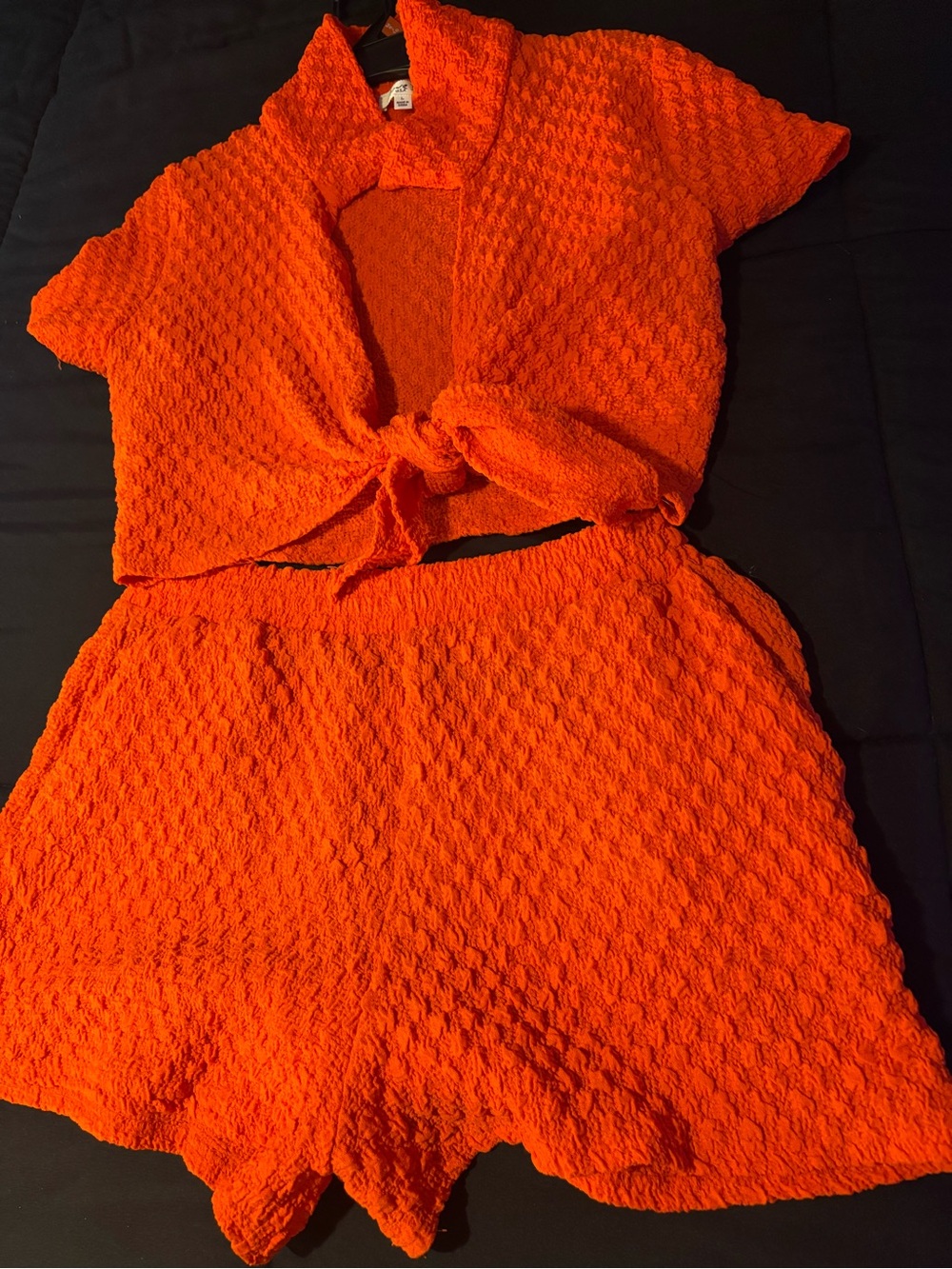 Orange two piece  set